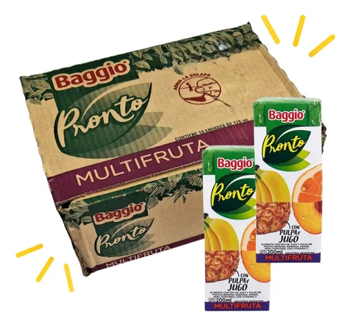 comprar Jugo Baggio Multifruta 200 Ml Caja X 18 Unidades