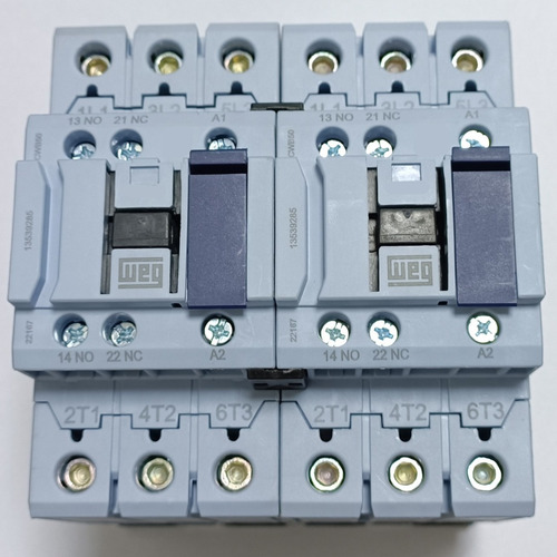Kit Contator P/ Qta Com Intertravamento Mecan Cwb40 220v Weg