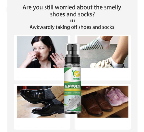 Desodorizante De Sapatos, Spray Para Pés, Odor De Sapato, Nã