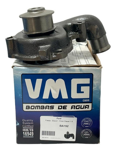 Bomba De Agua Vmg P/ Ford Escort Fiesta 1.8 Diesel Endura