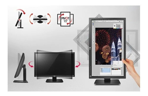 Imagem 6 de 6 de Monitor LG Led 21.5' Full Hd Ips Hdmi Altura Ajustável