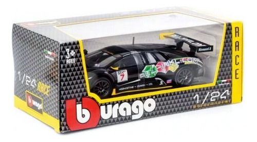 Miniatura 1:24 Burago Race Lamborghini Murciélago Fia Gt