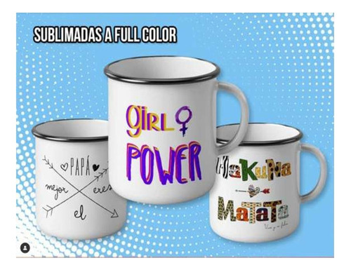 Taza De Peltre Personalizada A Partir De 3 Unidades