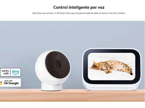 Imagen 2 de 7 de Xiaomi Mi Home Security Camara 2k Magnetic Wifi Altavoz App