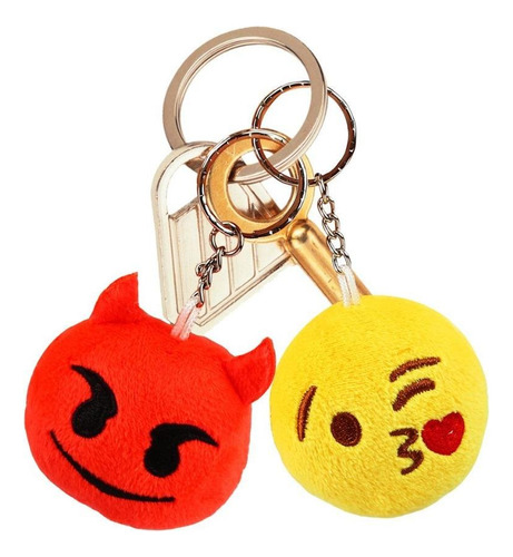Llavero Party Favors Dreampark Con Emoticonos, Paquete De 10