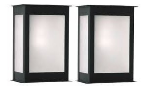 Pack X 2 Lampara Farol Pared Exterior / 2 Led 9w 2000