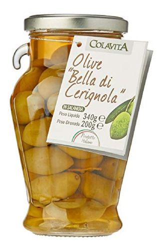Imagem 1 de 1 de Azeitona Bella Di Cerignola Colavita 340g