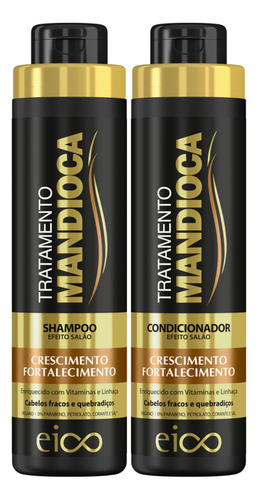 Eico Shampoo E Condicionador Tratamento Mandioca 800ml