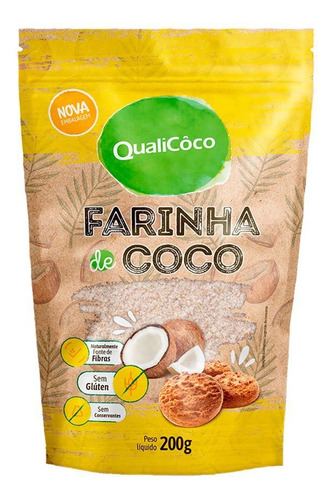 Farinha de Coco QualiCôco 200g