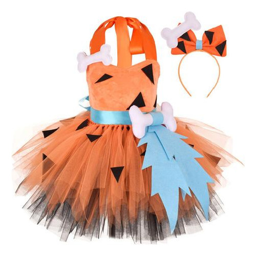Disfraz Pebbles De Picapiedra For Bebé Halloween De Cloth