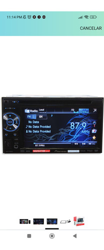Esterio Pantalla Pioneer 7 Pulgadas No Bluetooth Avh (Usado)