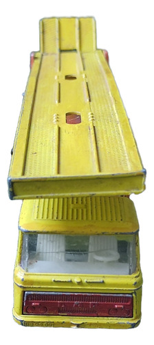 Matchbox Super King K11 Camión Daf Car Transporter 1970 Amarillo (Usado)