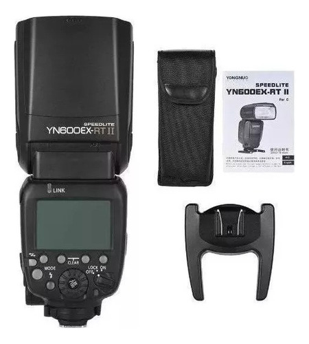 Flash Yongnuo Yn 600 Ex Rt Il + Carregador C/ 4 Pilhas