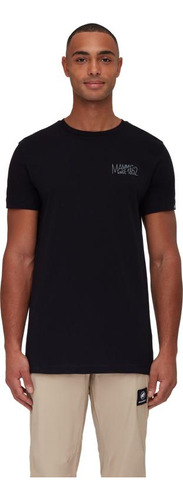 Polera Hombre Mammut Massone T-shirt Negro