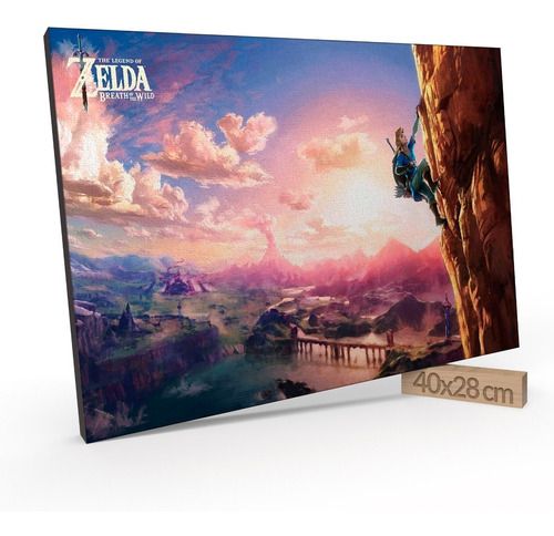 Cuadro Decorativo 28x40 Cm The Legend Of Zelda Jd-0666 