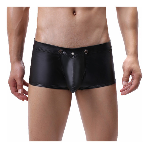 Ropa Interior Cómoda De Piel Sintética Con Abertura De Cintu