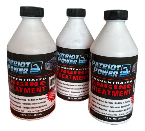 Aditivo Anti Friccion Patriot Power Mt-10 X 12oz. 355ml