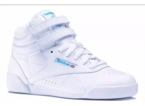 Zapatillas reebok freestyle hi blanco de niña.