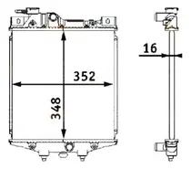 Comprar Radiador Daihatsu Charade G100 \u002F87 Faw N5
