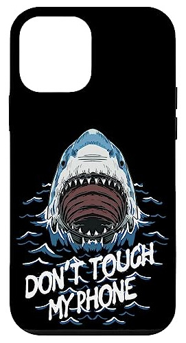 Funda Para iPhone 12 Mini No Toques Mi Teléfono Shark Cool-0