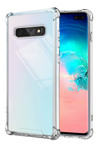Galaxy S10 Plus Estuche Ultra Cristal Claro Protector De Par