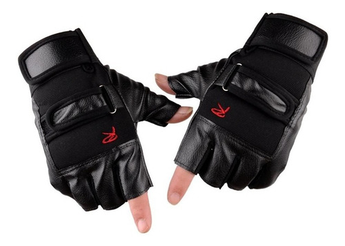 Guantes De Cuero Pu Ejercicio Gimnasio Deportes Fitness