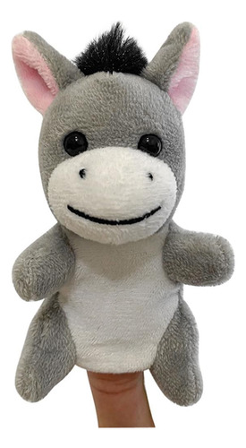 Mini Marionetas De Dedo De Animales Muñeco De Burro De Peluc