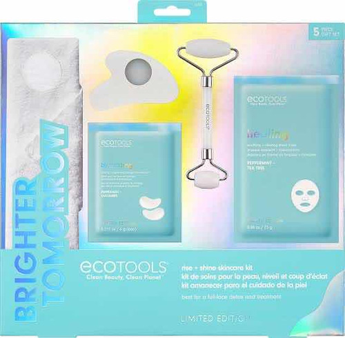 Kit Cuidado De La Piel Ecotools 5pzs Con Rodillo Facial