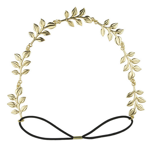 Diadema Elástica Con Hojas De Aleación Retro De 2 Piezas Par