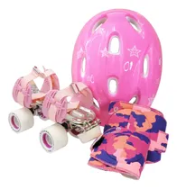 Comprar Patines Escuelita Artistico Rodilleras Coderas Guantes Casco Soko