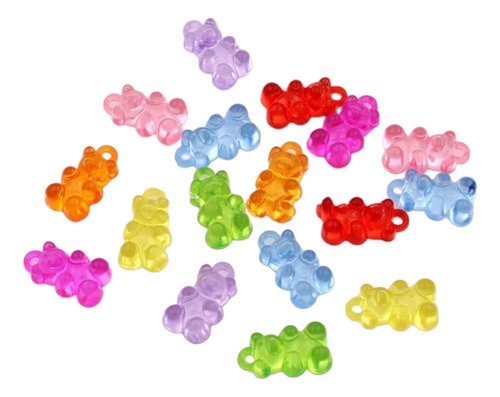 Dijes Osos De Gomita X100. Gummy Bears. Bisuteria Ositos