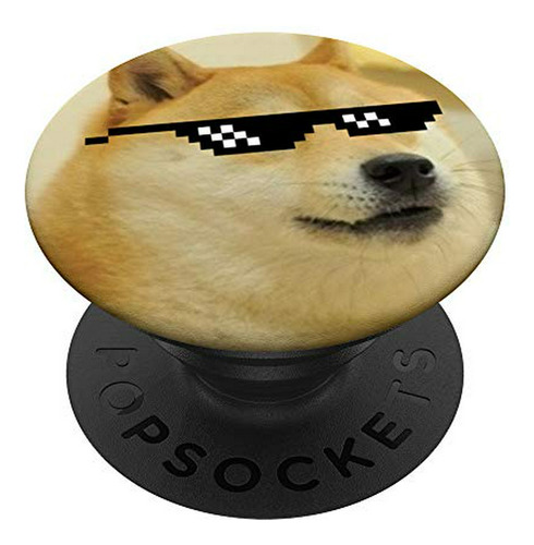 Shiba Inu Dog Doge Deal With It Meme Funny Internet Joke Pop