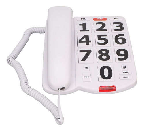 Teléfono De Botón Grande, Simple, Clásico, Con Volumen Ajust
