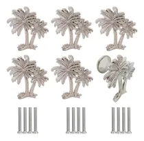 Comprar Brandname Scrtb Palm Tree Cabinet Knobs 6 Pcs Creative Cocon