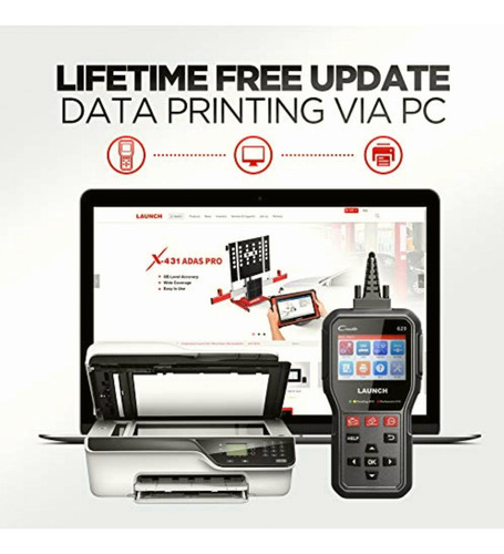 Launch Cr629 Obd2 Scanner Newest 2023 Scan Tool With Reset