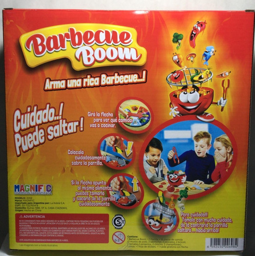 Imagen 2 de 3 de Barbecue Boom Juego De Mesa Parrilla Magnific 22059 Srj
