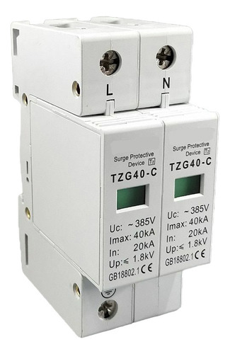 Supresor Picos Spd L+n Corriente Alterna Surge Protector 2p