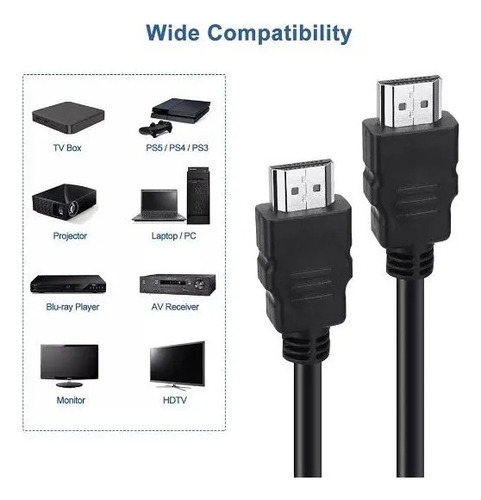 Cable Hdmi 15 Metros Full Hd Reforzado Resistente Recubierto Jkr Tech