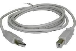 Cable Usb Para Impresora, Scaner Y Multifuncional 1.8 Metros