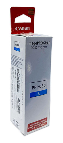 Botella De Tinta Canon Para Imageprograf Tc-20 (70 Ml) Cian
