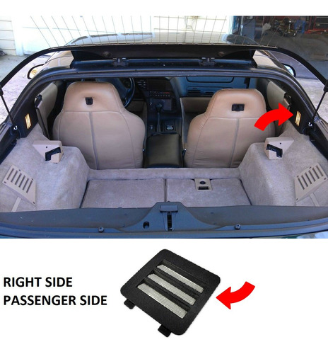 C4 Corvette Coupe Interior Cortesia Luz Bisel Lente Lado