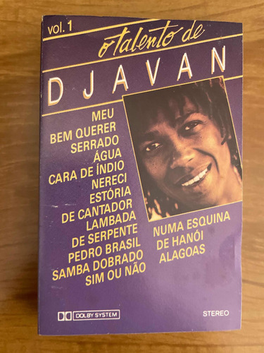 Fita K7 Cassete - Djavan - O Talento De Djavan (Usado)