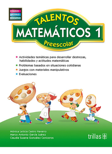 Libro Talentos Matematicos, Preescolar 1