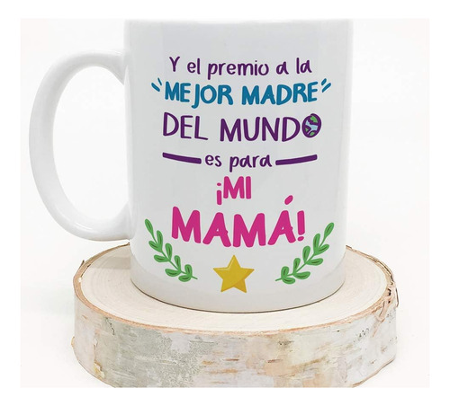 Taza Mejor Mamá: Personalizables Para Un Regalo Especial