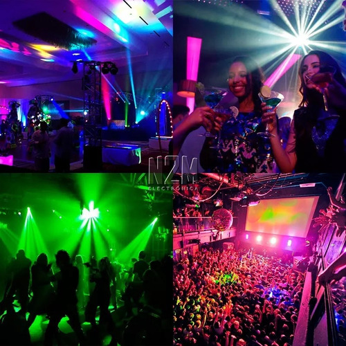 Proton Par 36 Led Rgb Efectos Iluminacion Luces Dj Boliche Fiestas Full