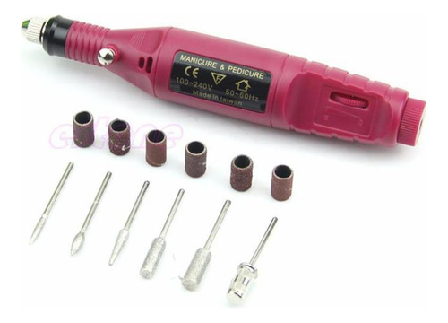 Mini Lixadeira De Unha Elétrica Com Motor