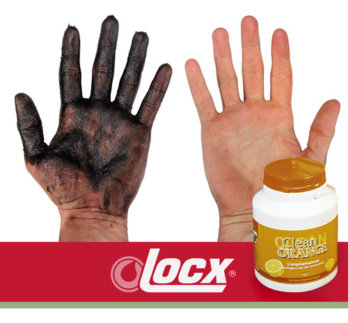 Locx || Clean Orange Limpia Manos Industrial X5kg