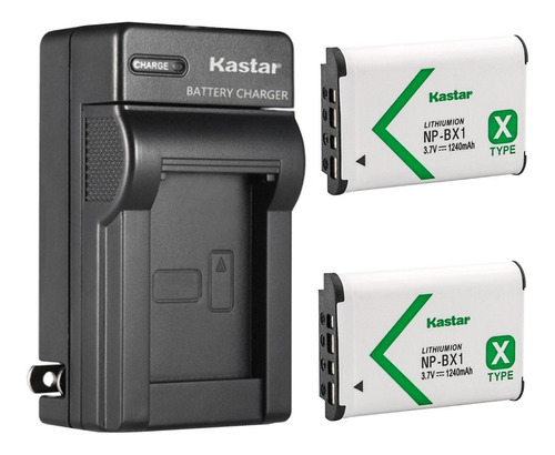 Kit 2 Baterías + Cargador Sony Np-bx1 Marca Kastar