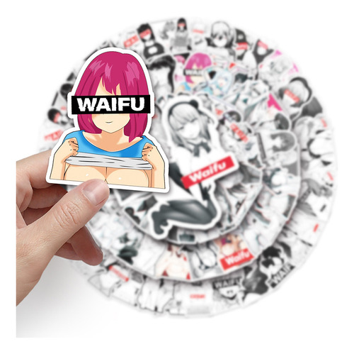 Pegatinas De Anime Hentai Para Monopatín Calcomanías Imperm