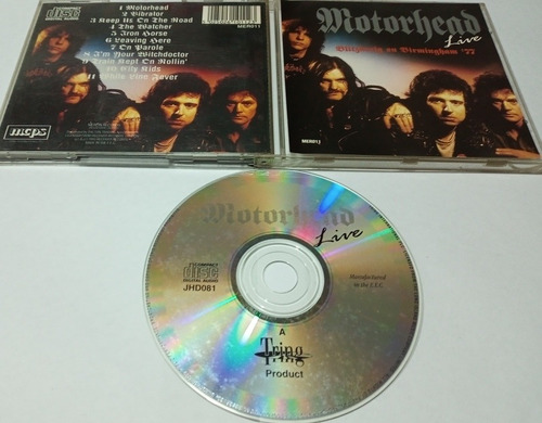 Motorhead - Live 77 ( Cd Eec ) Impecable